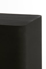 Modern Alurio Matte Black Pillar 60cm x 30.5cm