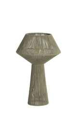Fugia Light Green Jute Table Lamp Ø30x47 cm