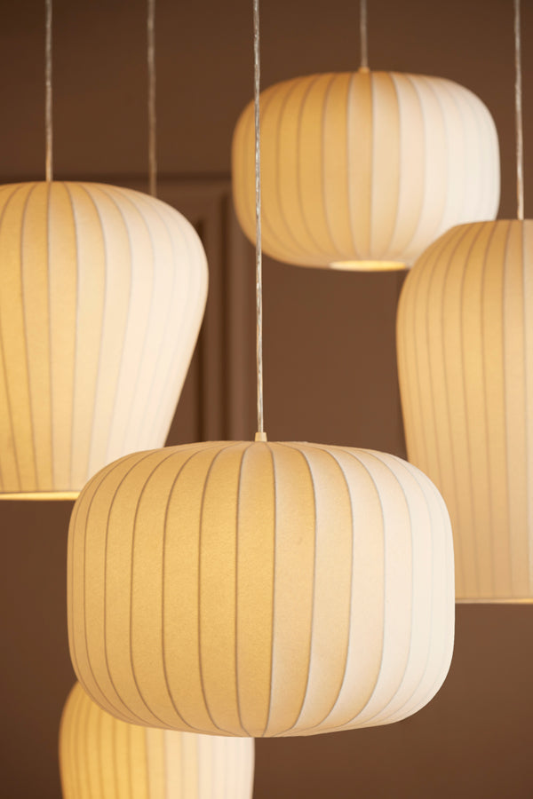 Lexa White Pendant Light Ø44x31 cm