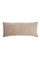 Beige Sarmato Lumbar Cushion 60x30 cm