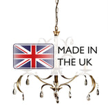 Elegant Lily 3-Light Chandelier in Deep Metallic Bronze with Smoked Glass Accents
