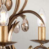 Lily Vintage Metallic Bronze 5-Light Chandelier