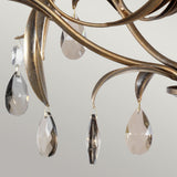 Lily Vintage Metallic Bronze 5-Light Chandelier