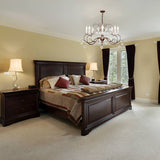Exquisite Lily 8-Light Chandelier in Deep Metallic Bronze Finish