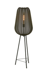 Elegant Tripod Floor Lamp in Dark Green, Ø42x132 cm - Plumeria Design