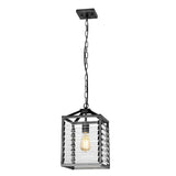 Gunmetal Elegance: Louvre Pendant Light