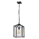 Gunmetal Elegance: Louvre Pendant Light