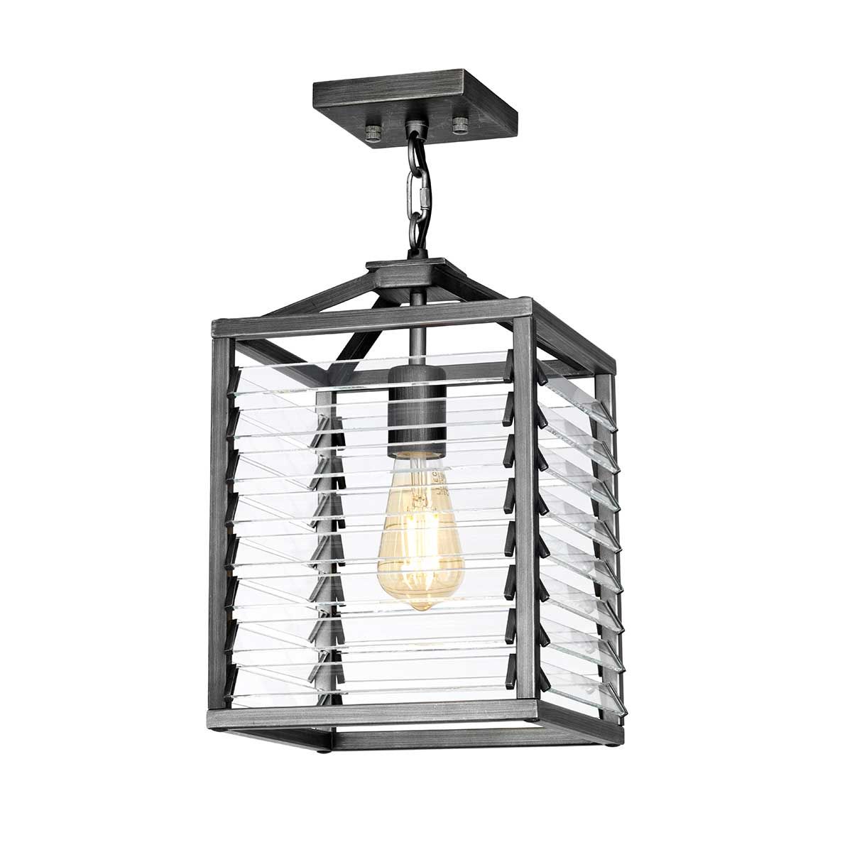 Gunmetal Elegance: Louvre Pendant Light