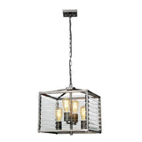 Louvre Industrial Elegance 4-Light Pendant