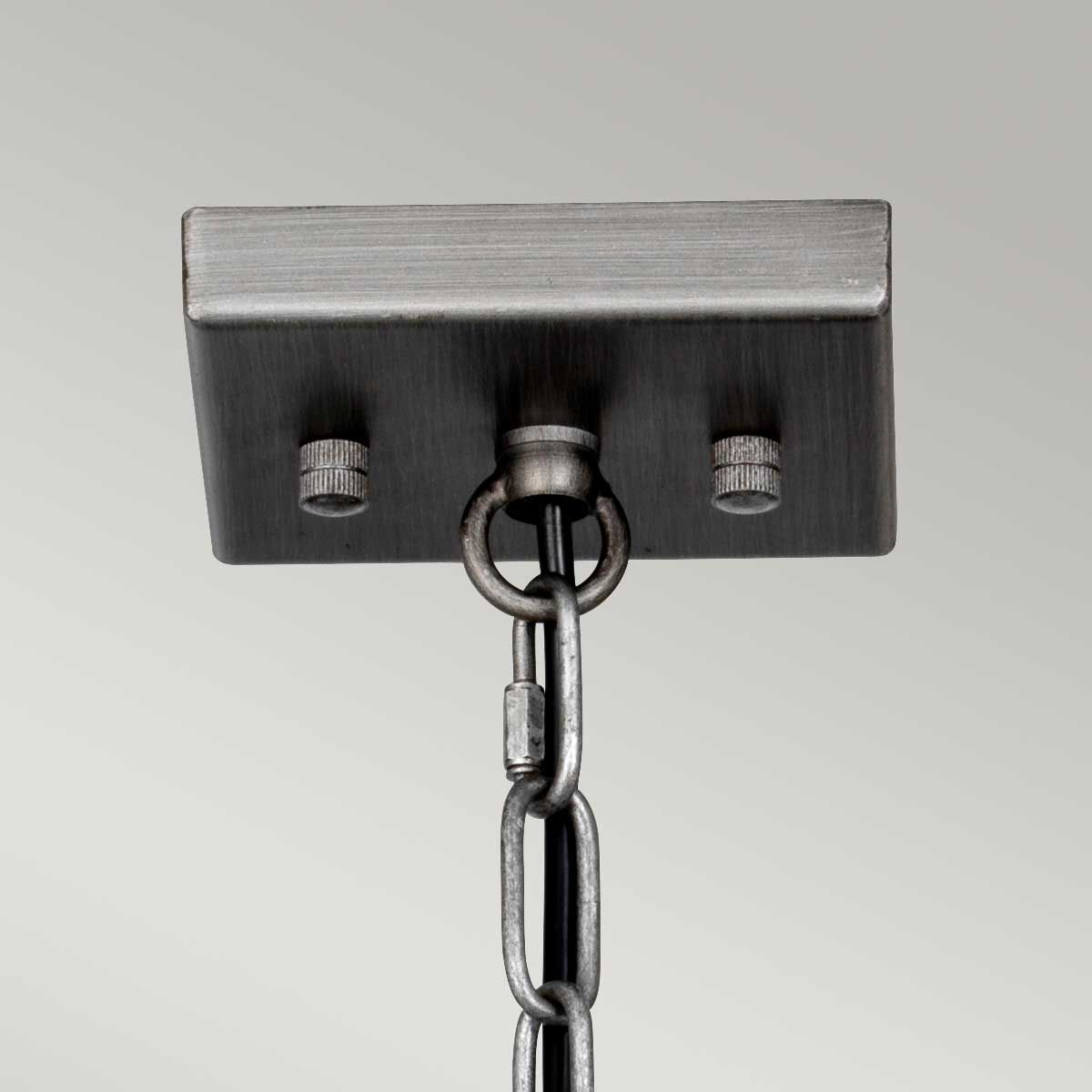 Louvre Industrial Elegance 4-Light Pendant