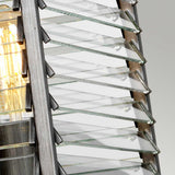 Louvre Industrial Elegance 4-Light Pendant