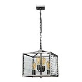 Louvre Industrial Elegance 4-Light Pendant