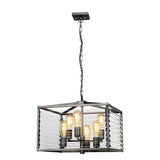 Louvre Industrial Elegance 6 Light Pendant