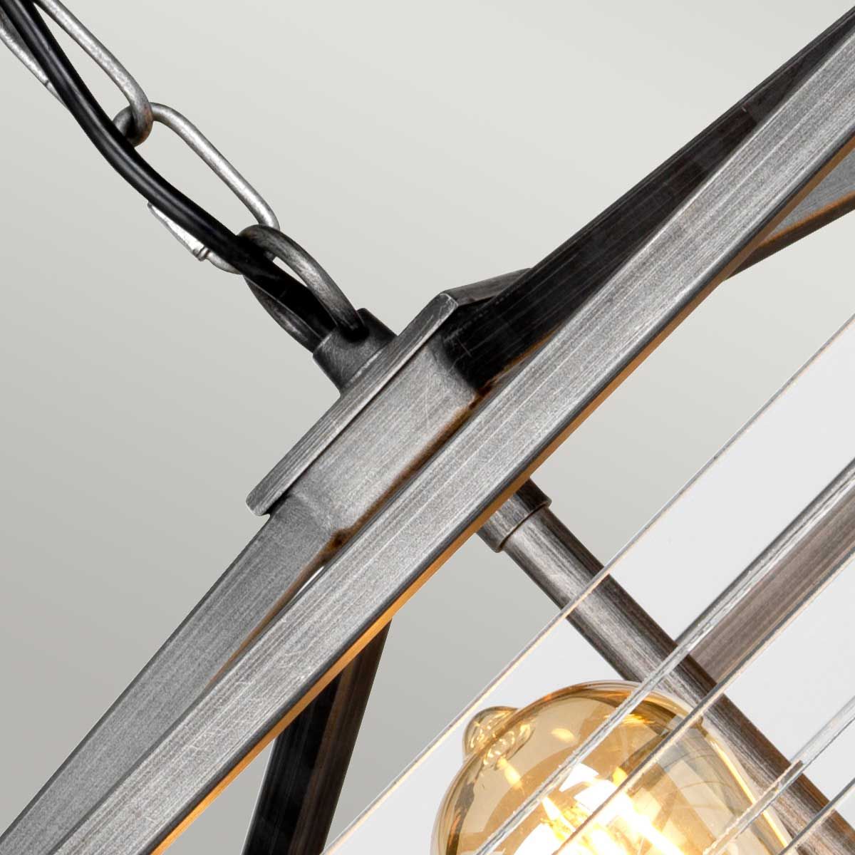 Louvre Industrial Elegance 6 Light Pendant