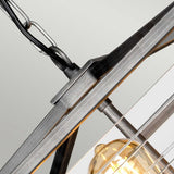 Louvre Industrial Elegance 6 Light Pendant