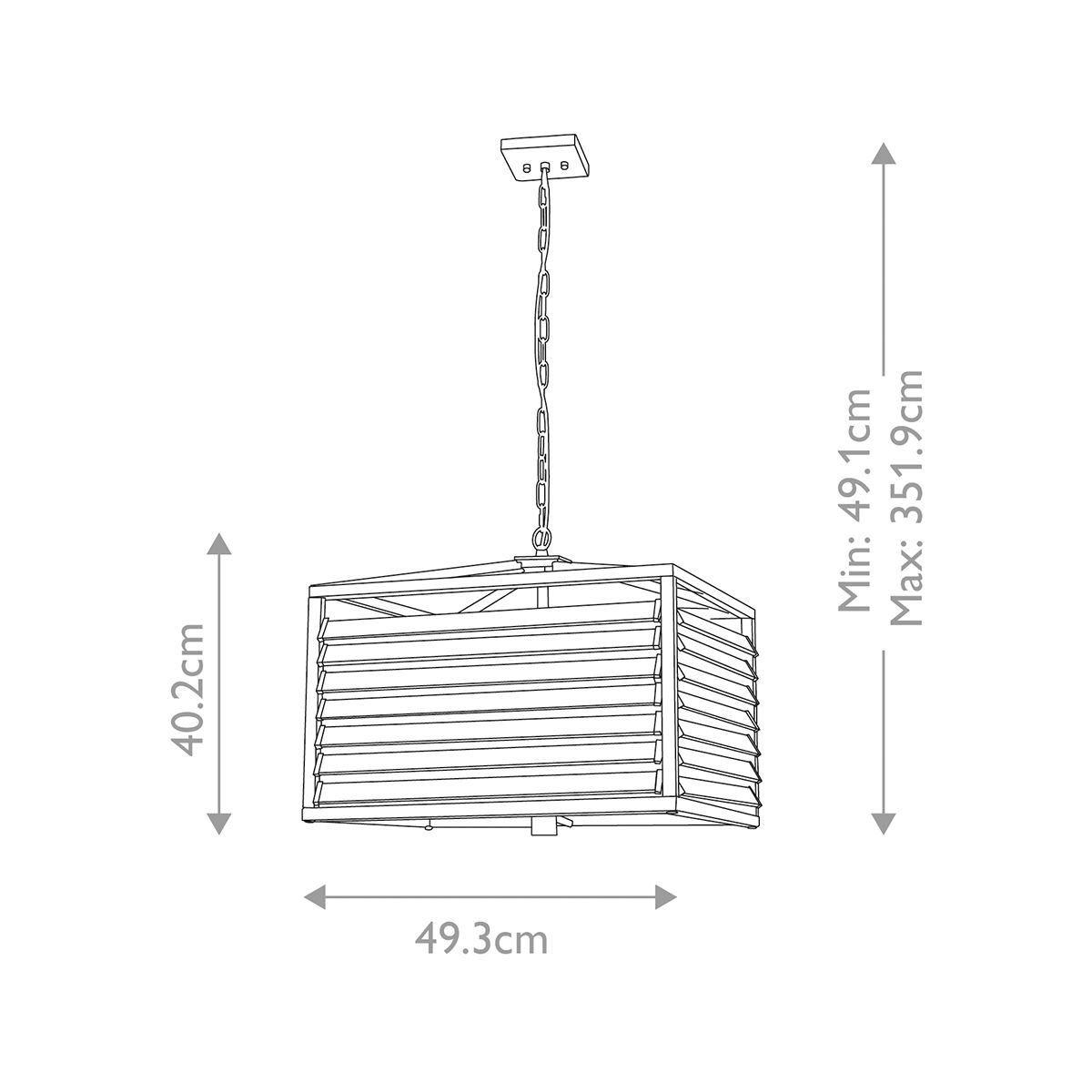 Louvre Industrial Elegance 6 Light Pendant