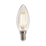 Candle LED E14 Lamp Clear Glass