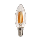 Candle LED E14 Lamp Clear Glass