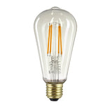 Clear Edison LED E27 Lamp Clear Glass