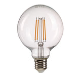 Large Clear Globe LED E27 Lamp Clear Glass