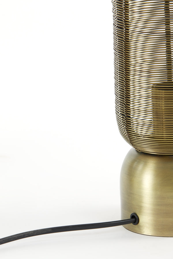 Antique Bronze Lezuza Table Lamp - 11x39.5 cm