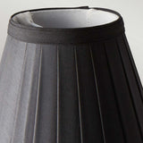 Clip Shades Pleated Black Candle Shade Black
