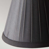Clip Shades Pleated Black Candle Shade Black