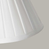 Clip Shades Pleated White Candle Shade White