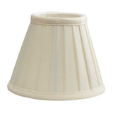 Clip Shades Pleated Ivory Candle Shade Ivory