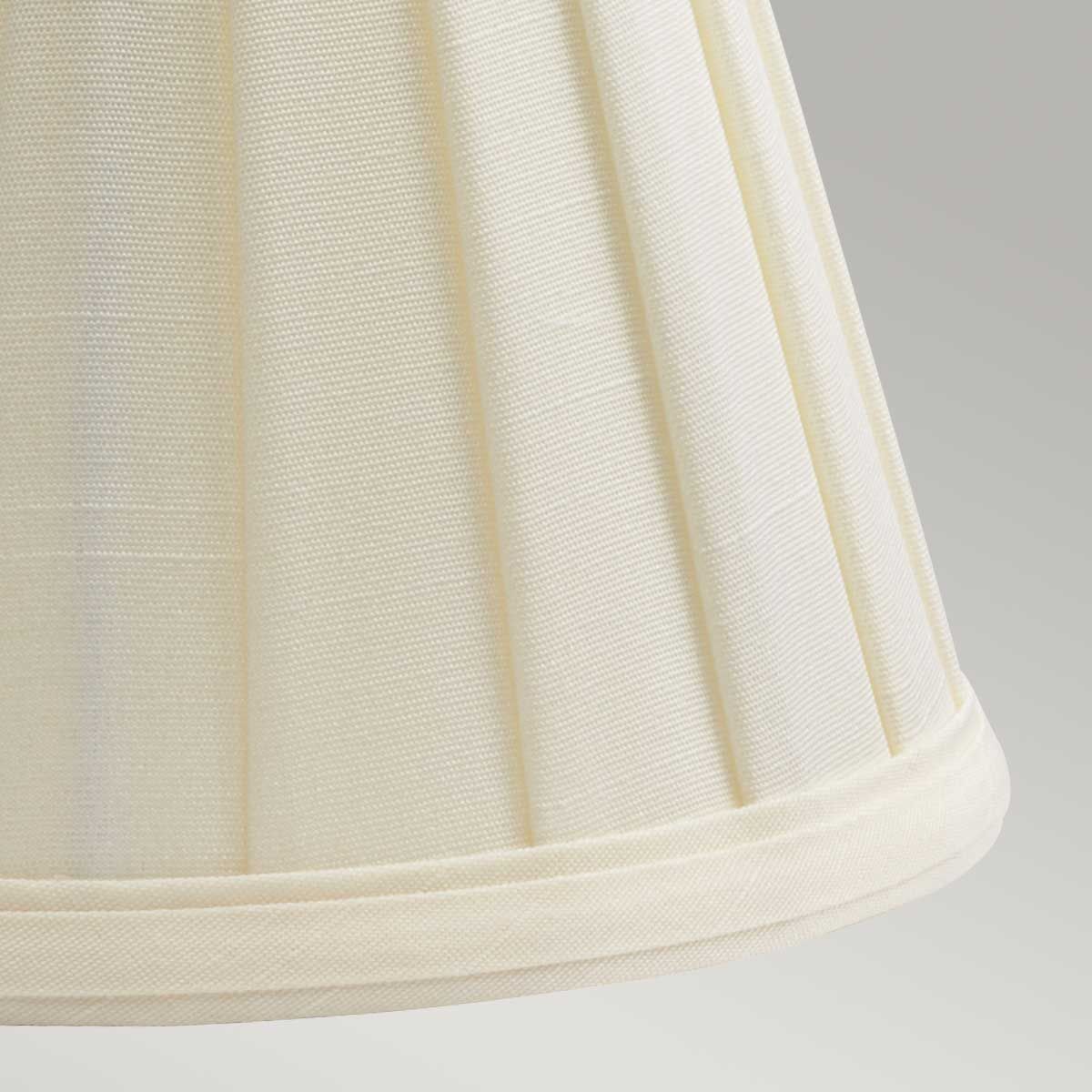 Clip Shades Pleated Ivory Candle Shade Ivory