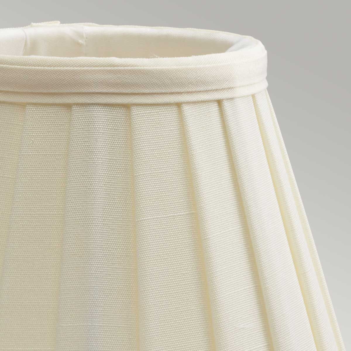Clip Shades Pleated Ivory Candle Shade Ivory