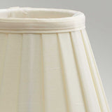 Clip Shades Pleated Ivory Candle Shade Ivory