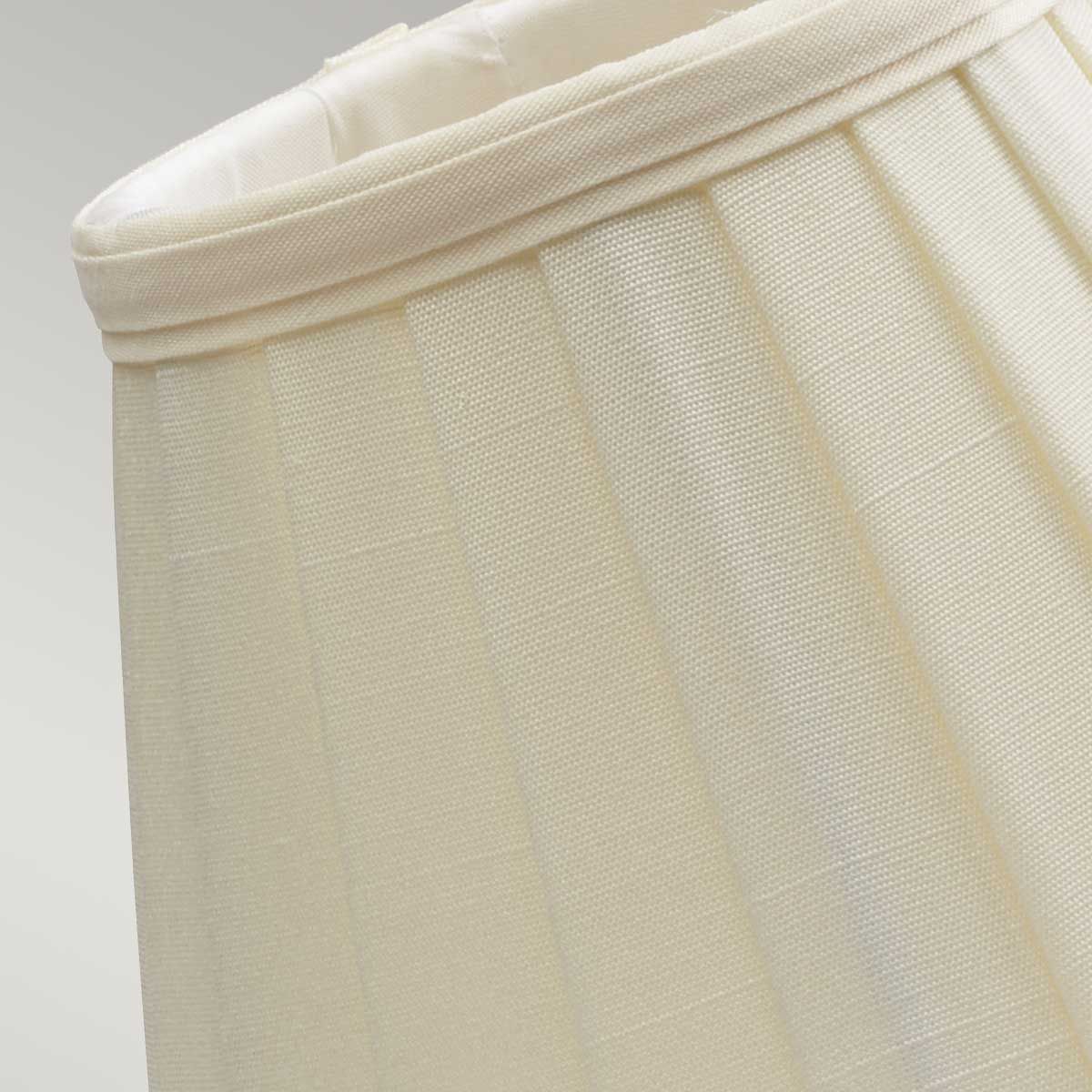 Clip Shades Pleated Ivory Candle Shade Ivory
