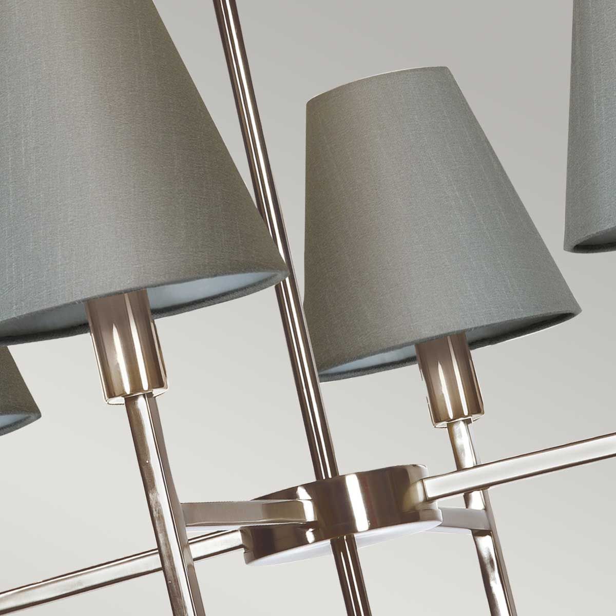 Lucerne 4-Light Brushed Nickel Chandelier