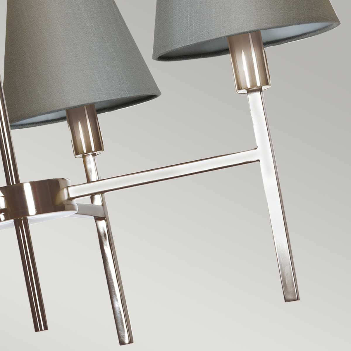 Lucerne 4-Light Brushed Nickel Chandelier