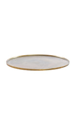 Antique Bronze Textured Plate Ø50x1.5 cm