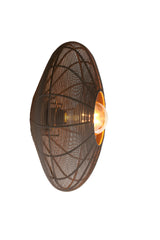 Modern Matt Dark Brown Pendant Light Ø40x17 cm