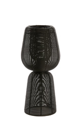 Elegant Black Aboso Table Lamp 42 cm