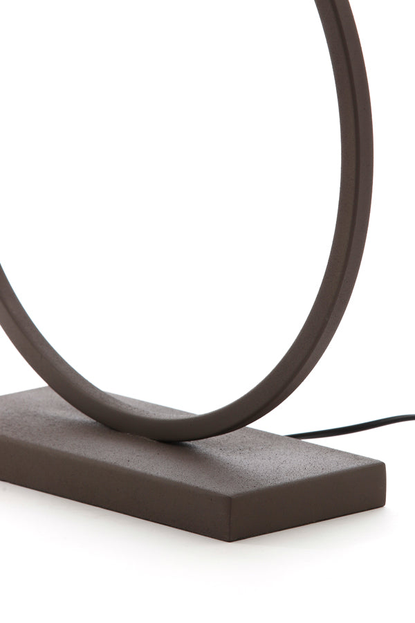 Elegant Liva Brown Lamp Base - 40x12.5x52 cm