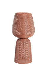 Coral Elegance: Ø24x54 cm Table Lamp