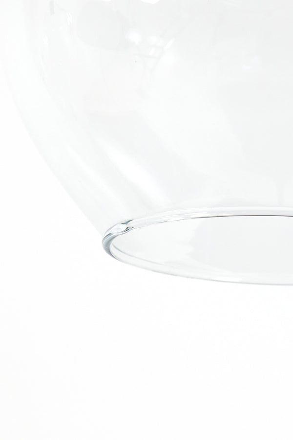 Elegant 5-Light Chandelier Ø61x66 cm Rakel - Matte Black & Clear Glass