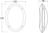 Maddi 9W/15W GX53 LED CCT, Open Bulkhead, White/Opal