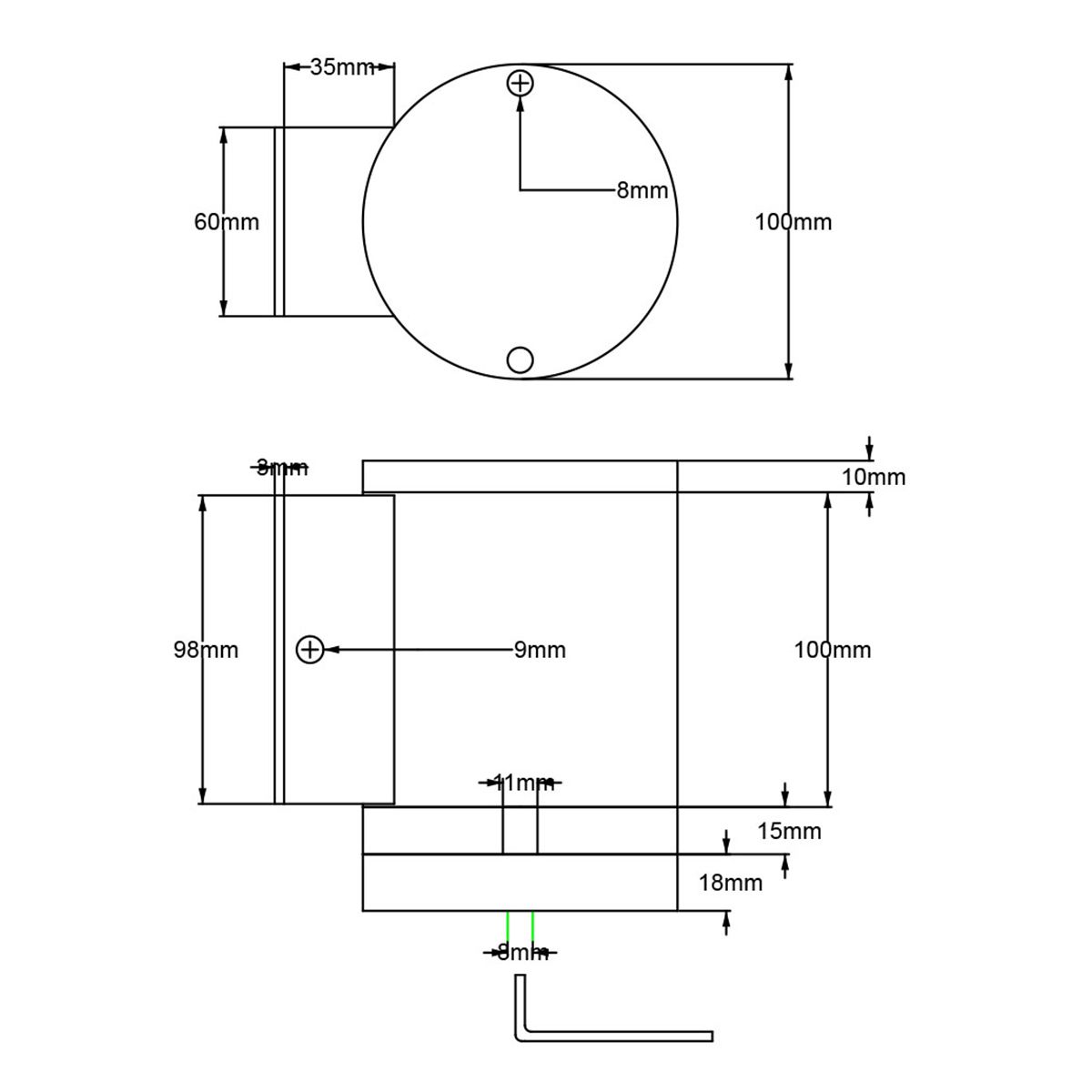 Title: Focus 6047 - Magnus Graphite Wall Sconce