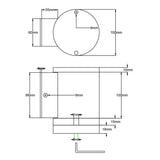 Title: Focus 6047 - Magnus Graphite Wall Sconce