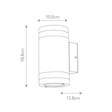 Magnus Focus 6046 Graphite Wall Light