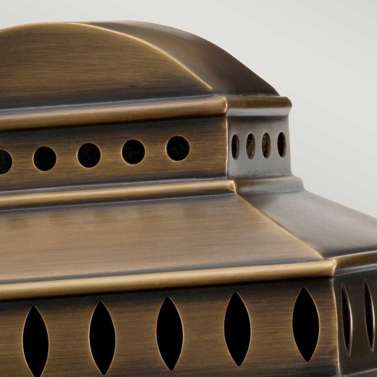 Elegant Brass Wall Lantern - Mansion House Collection