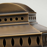 Elegant Brass Wall Lantern - Mansion House Collection