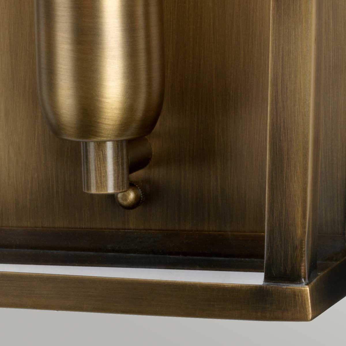 Elegant Brass Wall Lantern - Mansion House Collection