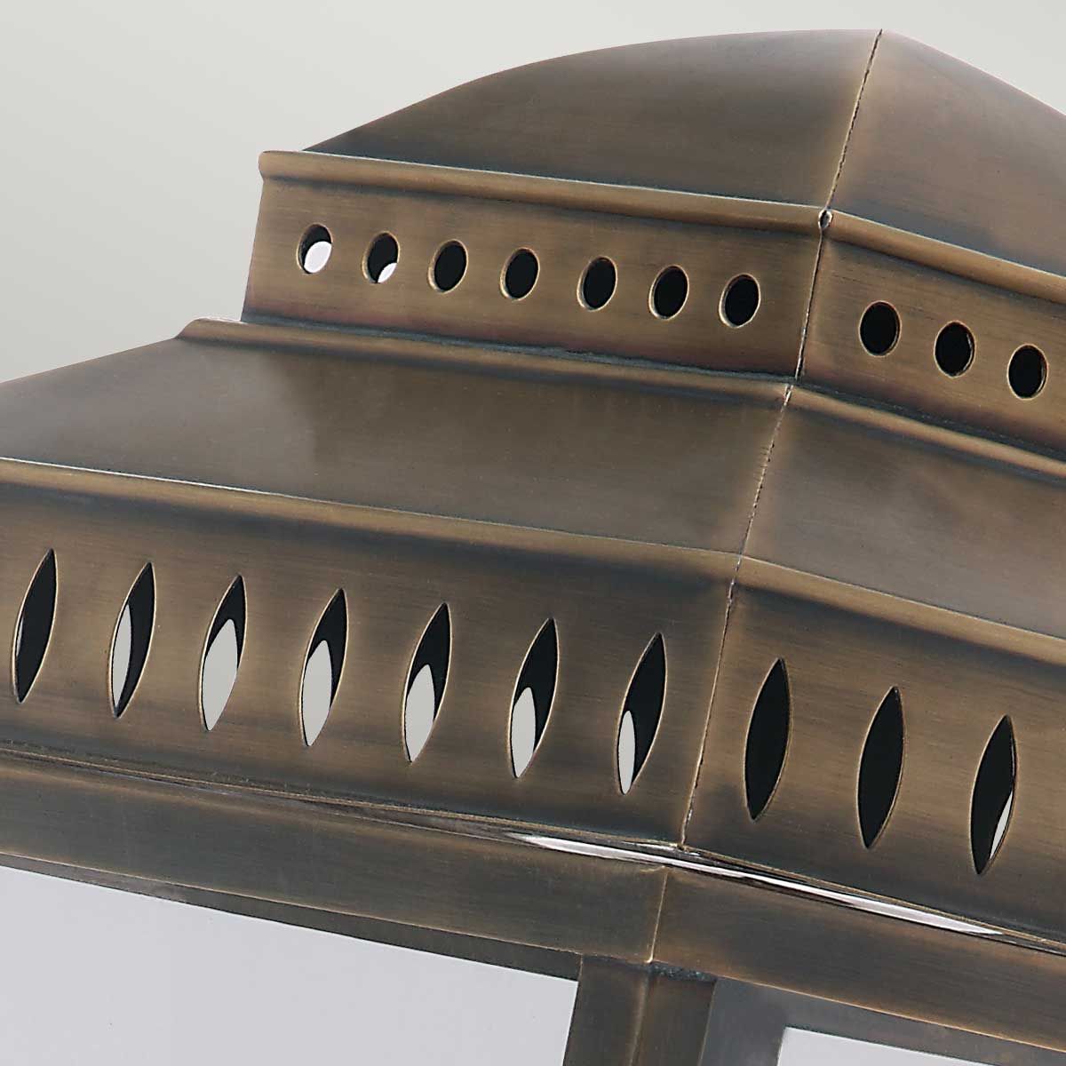 Timeless Elegance Brass Wall Lantern