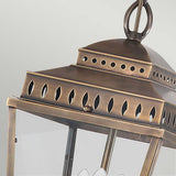 Elegant Brass Chain Lantern from the Mansion House Collection